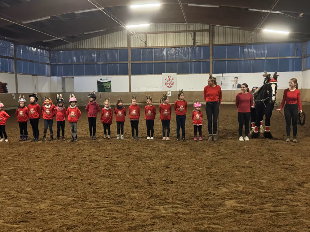 Bild von Kindern beim Voltigieren bzw. Kleinkindreiten